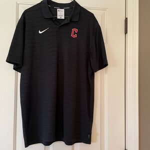 Cleveland Guardians Nike Black Polp Shirt